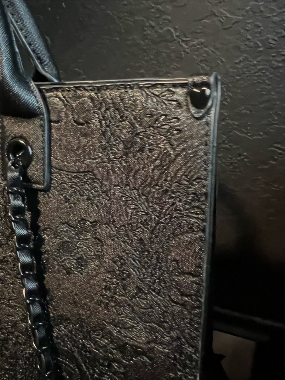 Betsey Johnson skull embossed work tote - Picture 2 of 10